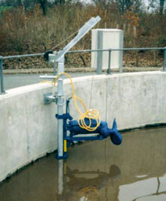 Tauchmotorr�hrwerk im Hochbeh�lter